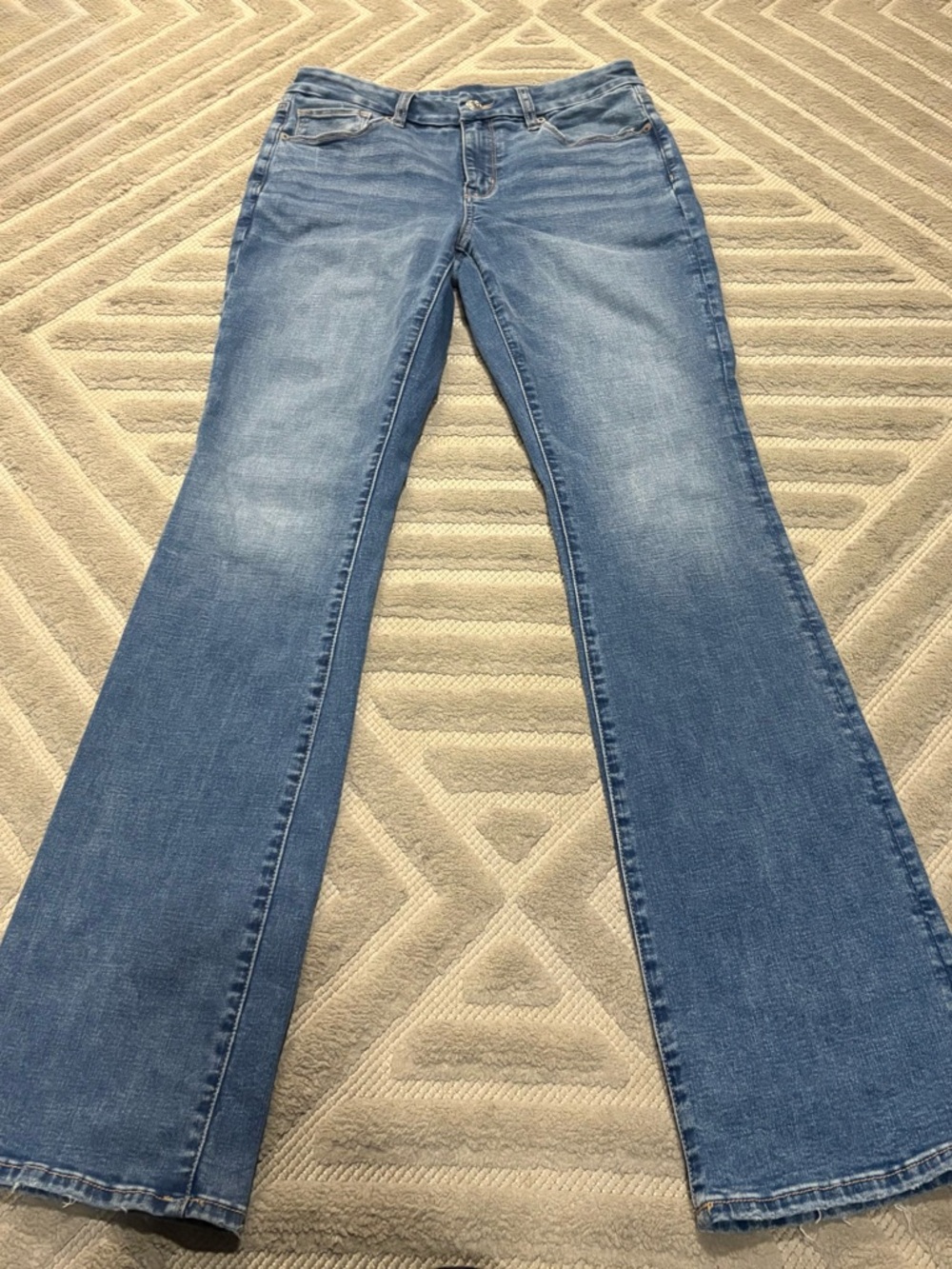 American Eagle 8 x-long curvy high rise skinny kick Jeans  NWOT